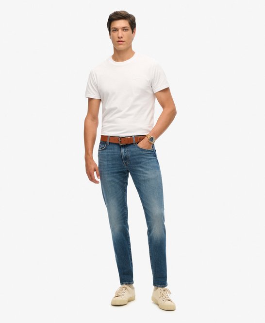 Jeans Slim Vintage in Cotone Organico
